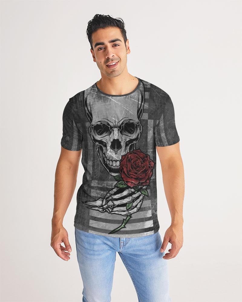 Men's Tee-Skull and Rose - Elementologie