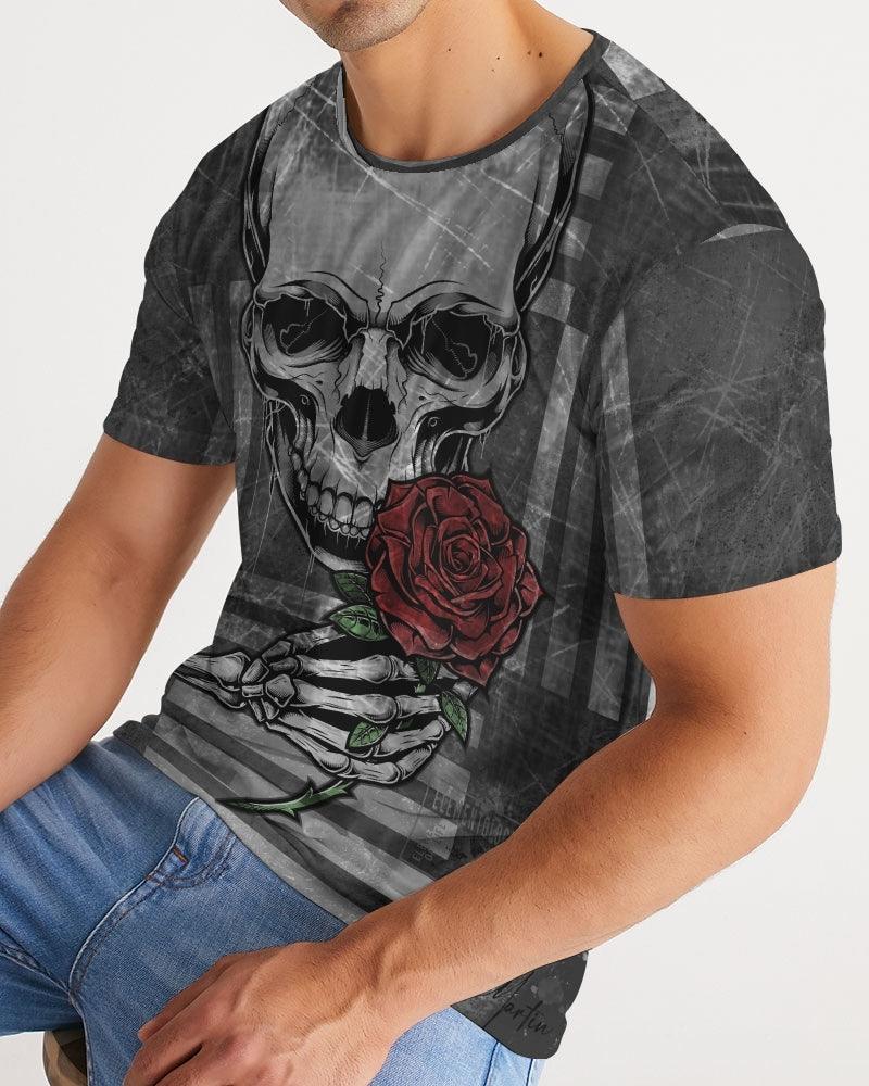 Men's Tee-Skull and Rose - Elementologie