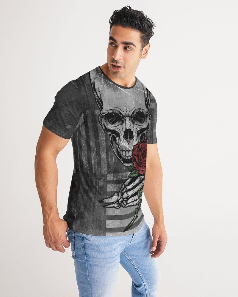 Men's Tee-Skull and Rose - Elementologie