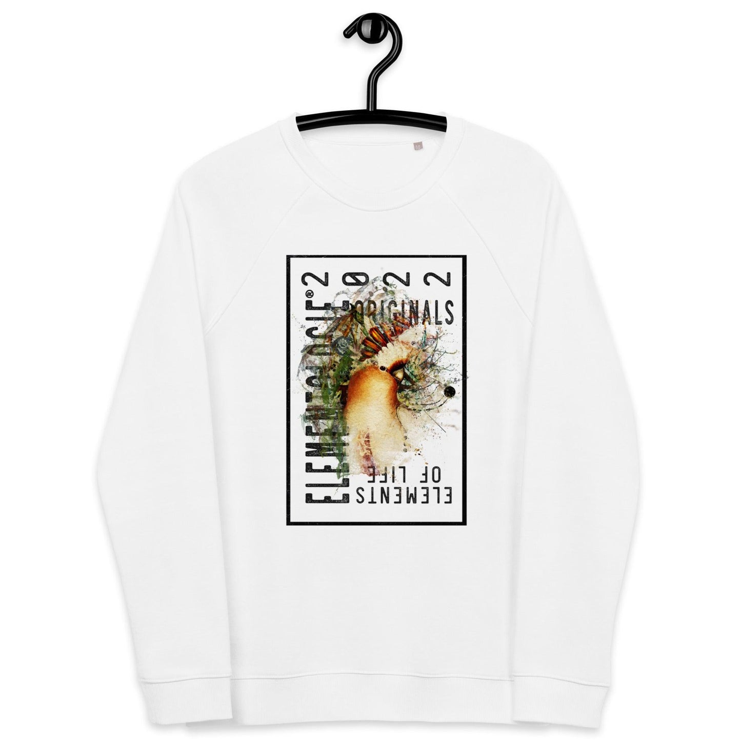 Unisex Organic Raglan Sweatshirt-Paradise Found - Elementologie