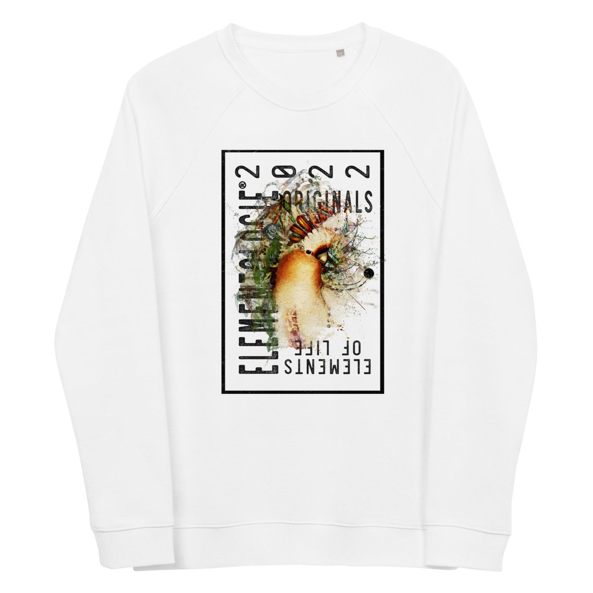 Unisex Organic Raglan Sweatshirt-Paradise Found - Elementologie