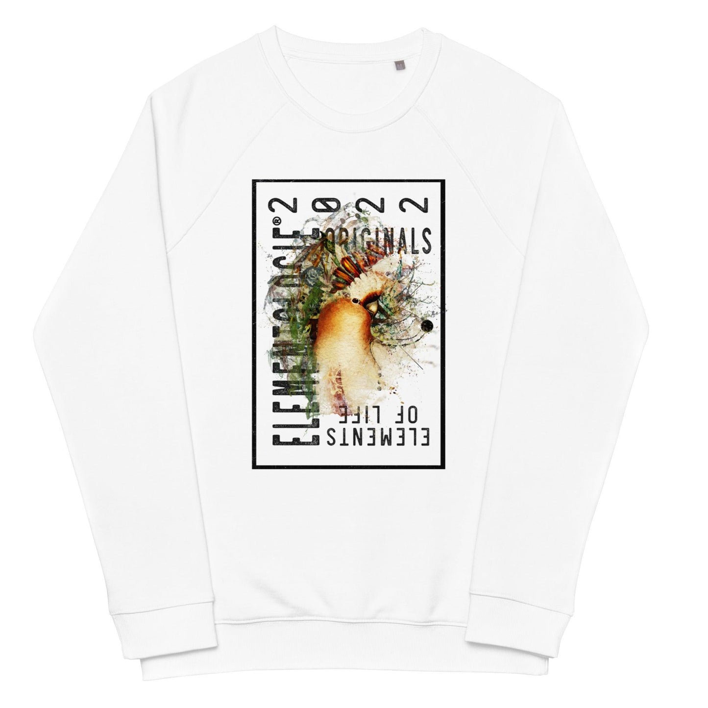 Unisex Organic Raglan Sweatshirt-Paradise Found - Elementologie