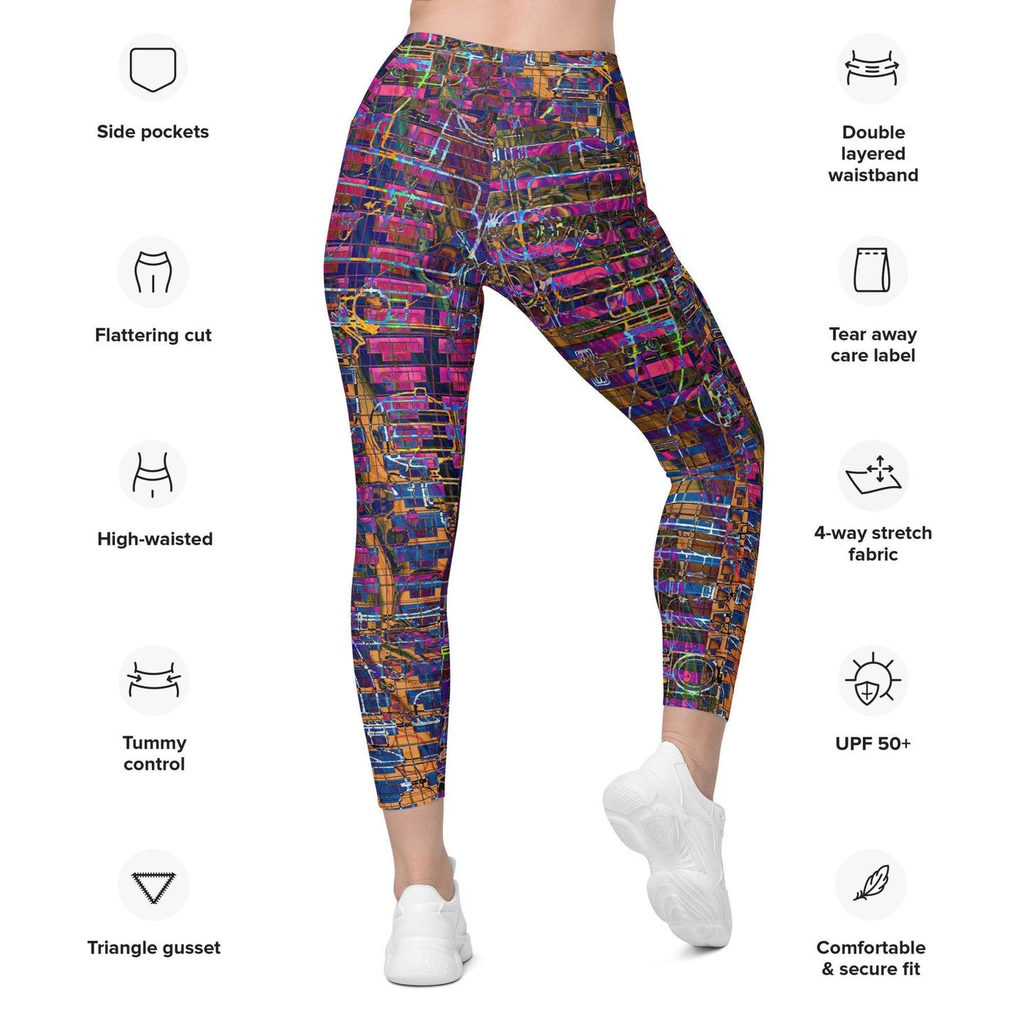 Leggings With Pockets-Fusion No.03 - Elementologie