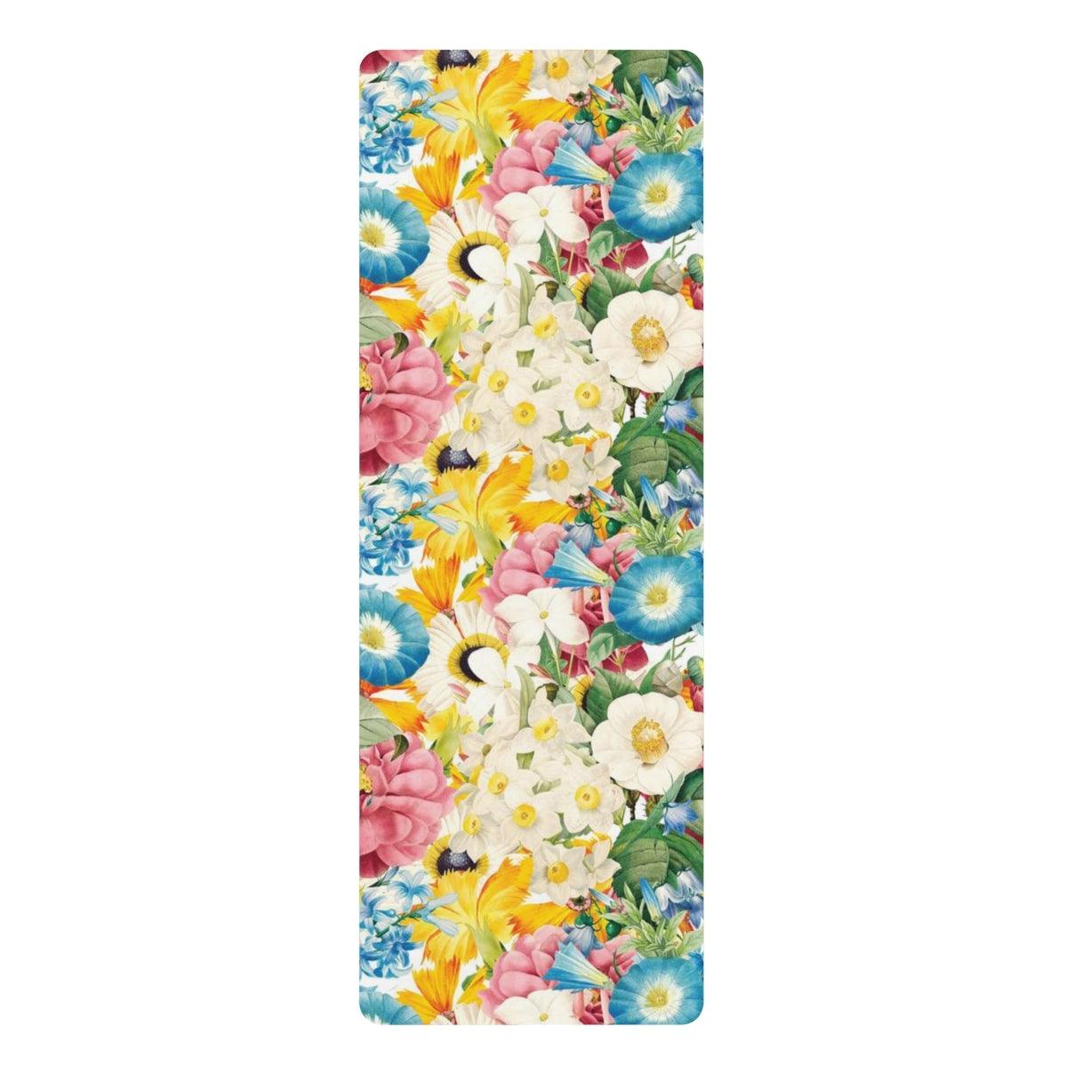 Rubber Yoga Mat-Cottage Garden - Elementologie