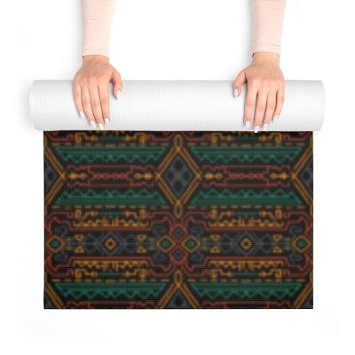 Foam Yoga Mat-Tribal Pattern - Elementologie