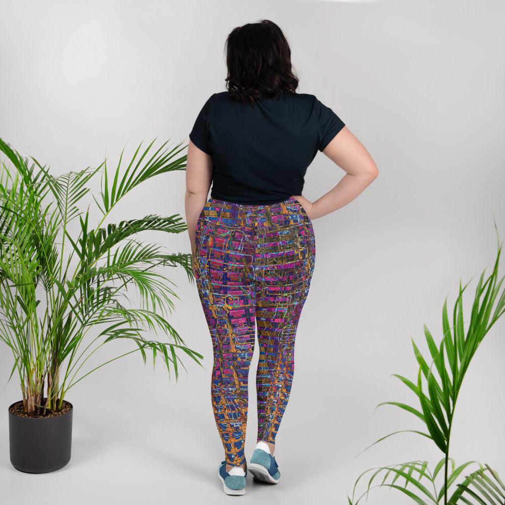 Plus Size Leggings-Fusion No.04 - Elementologie