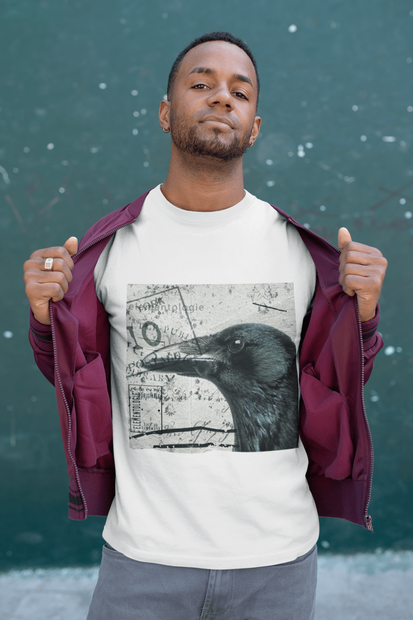 Sustainable T-Shirt-Raven - Elementologie