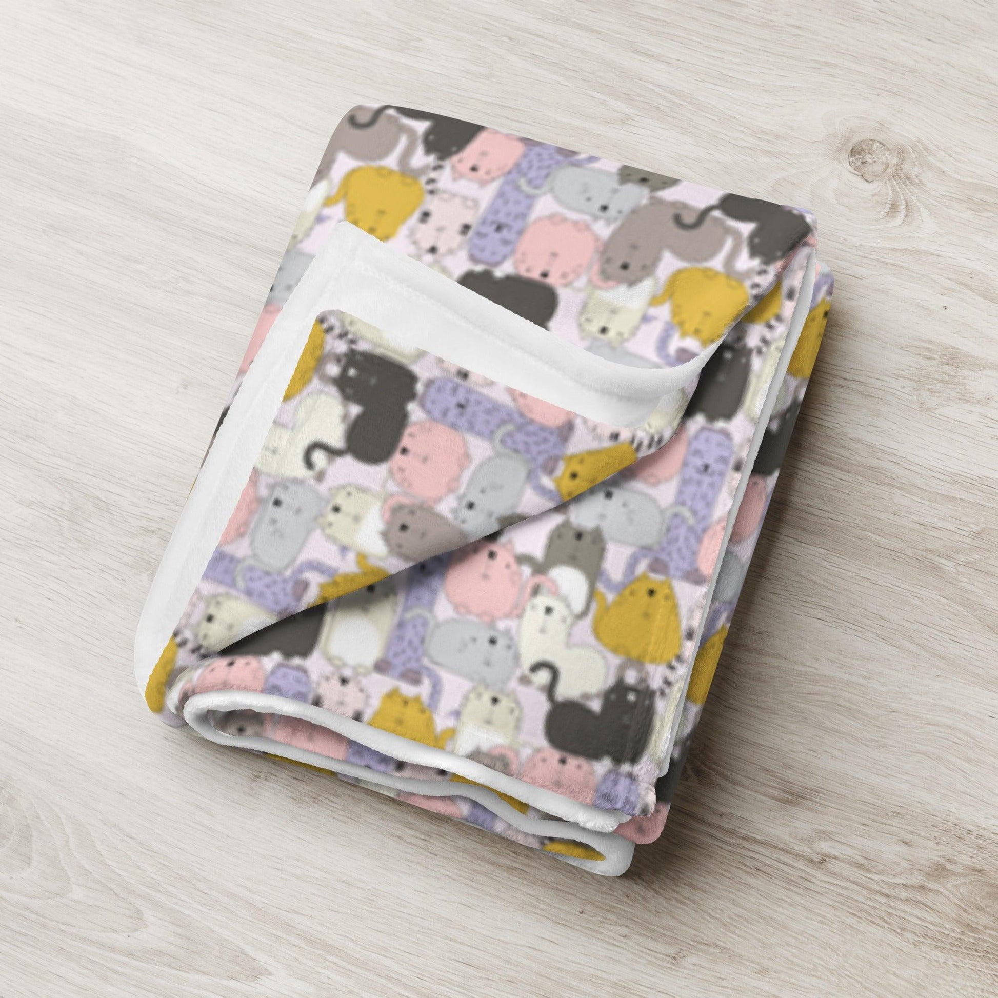 Throw Blanket-Purrfect - Elementologie