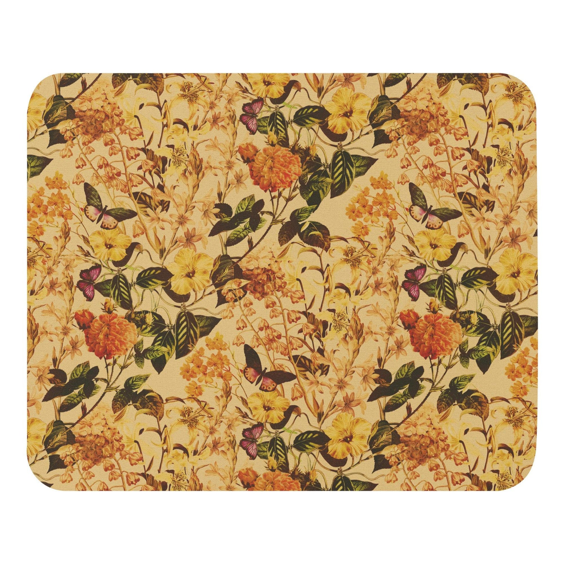 Mouse Pad-Vintage Flowers - Elementologie