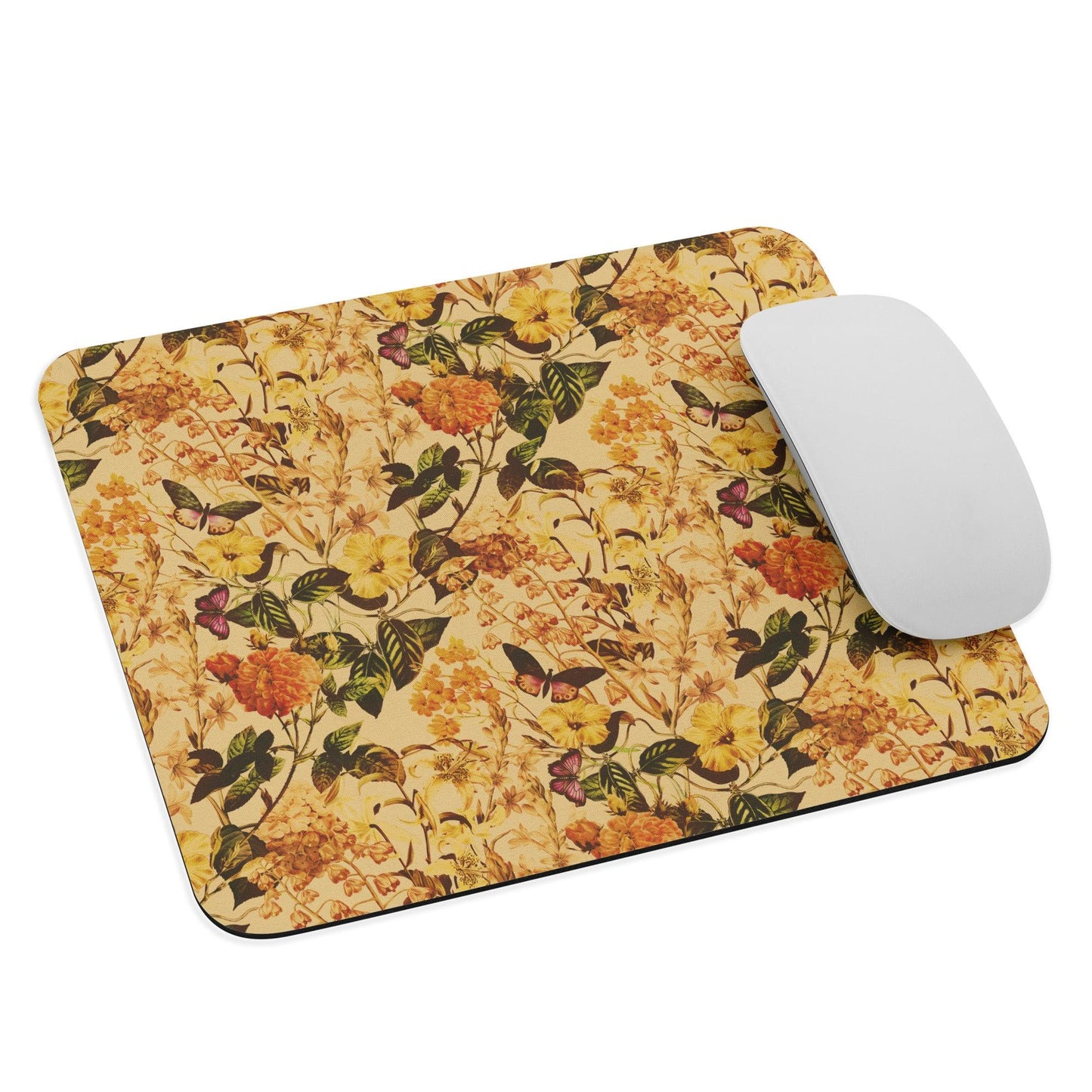 Mouse Pad-Vintage Flowers - Elementologie