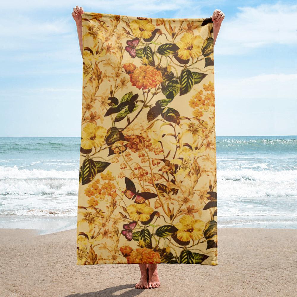 Towel-Vintage Flowers - Elementologie