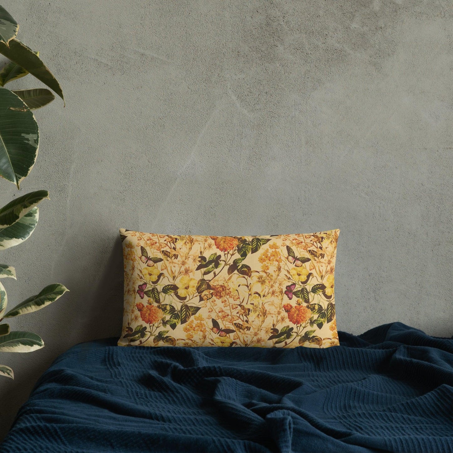 Premium Pillow-Vintage Flowers - Elementologie