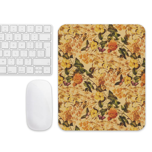 Mouse Pad-Vintage Flowers - Elementologie