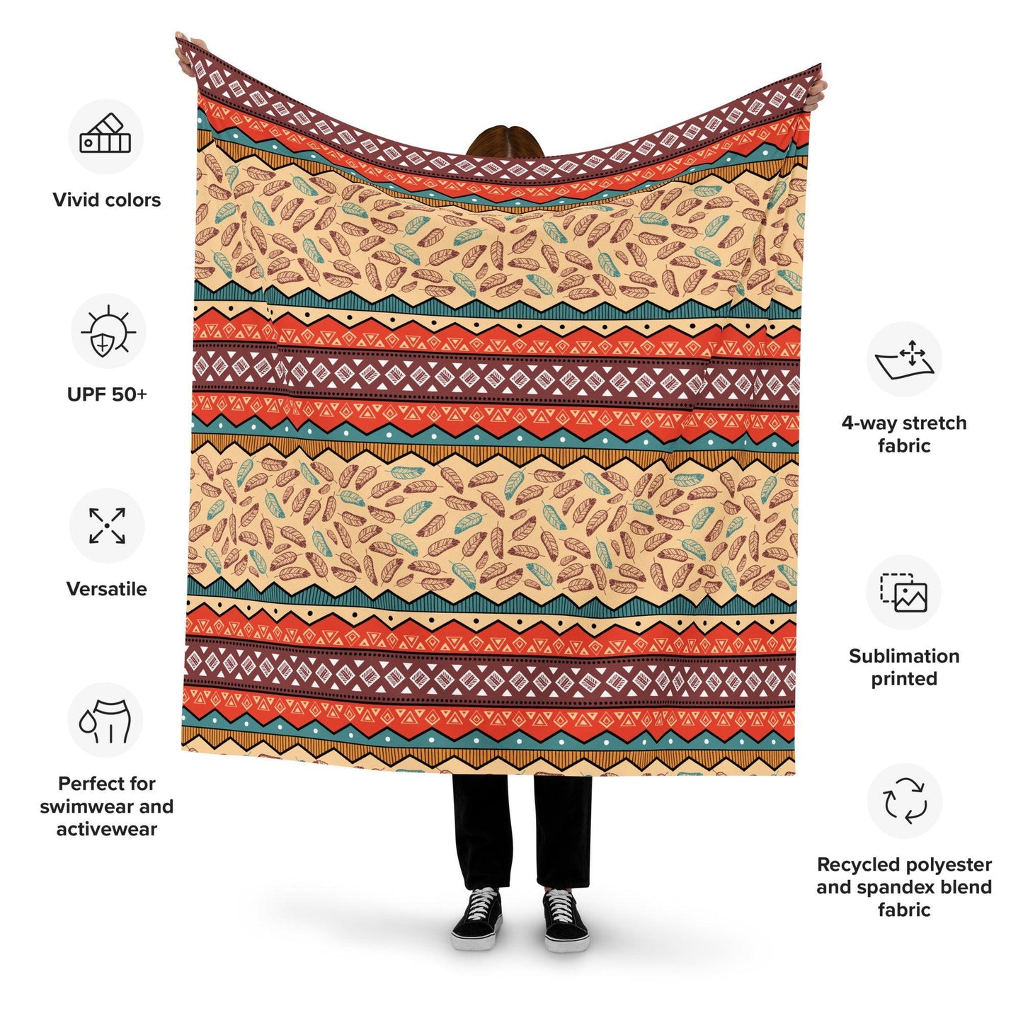 Recycled Polyester Fabric-Native Design - Elementologie