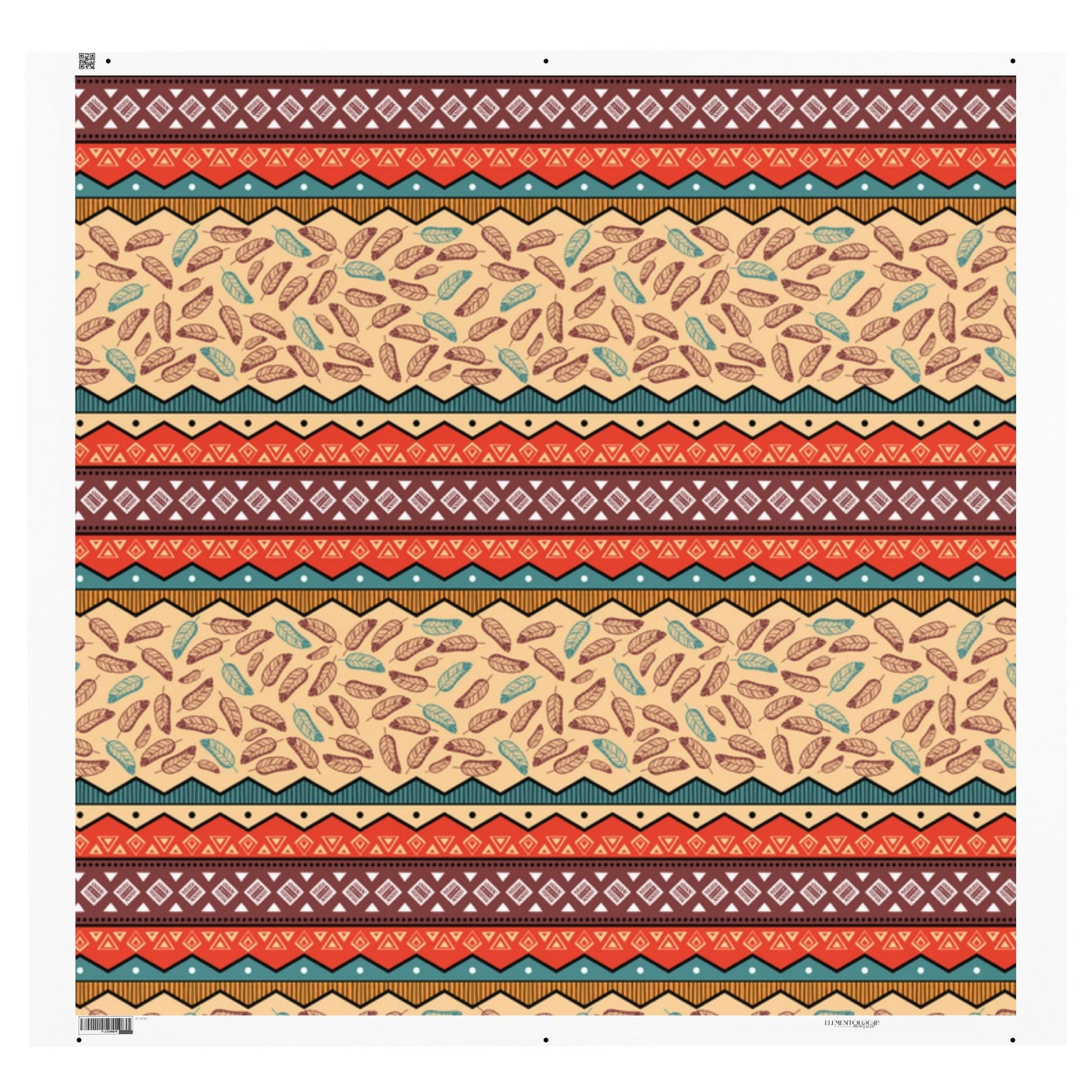 Recycled Polyester Fabric-Native Design - Elementologie