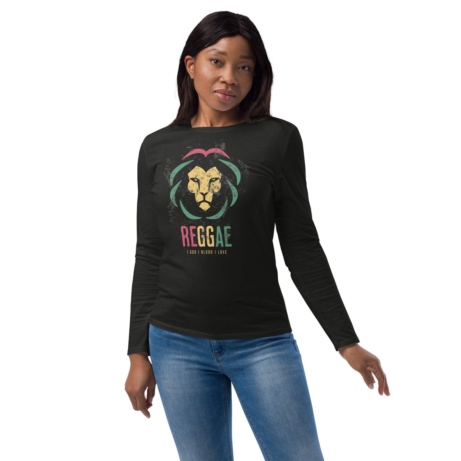 Unisex Fashion Long Sleeve Shirt-Reggae - Elementologie