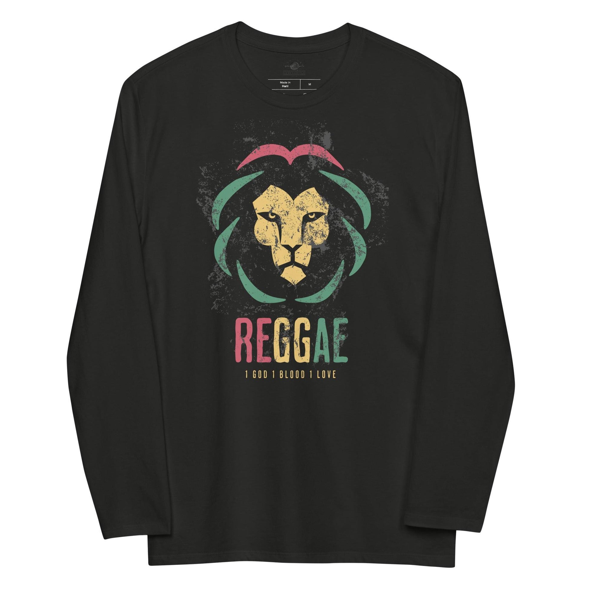 Unisex Fashion Long Sleeve Shirt-Reggae - Elementologie