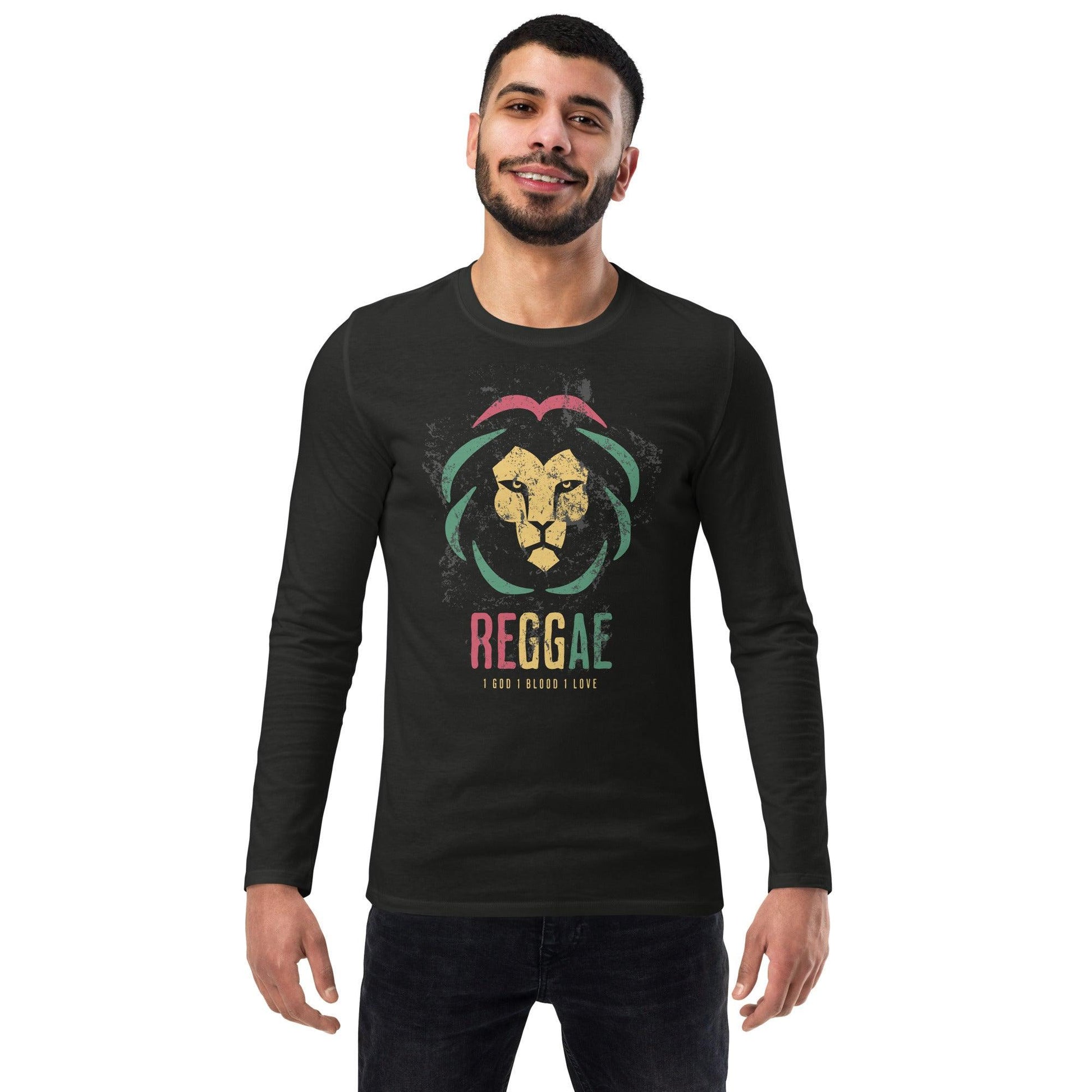 Unisex Fashion Long Sleeve Shirt-Reggae - Elementologie