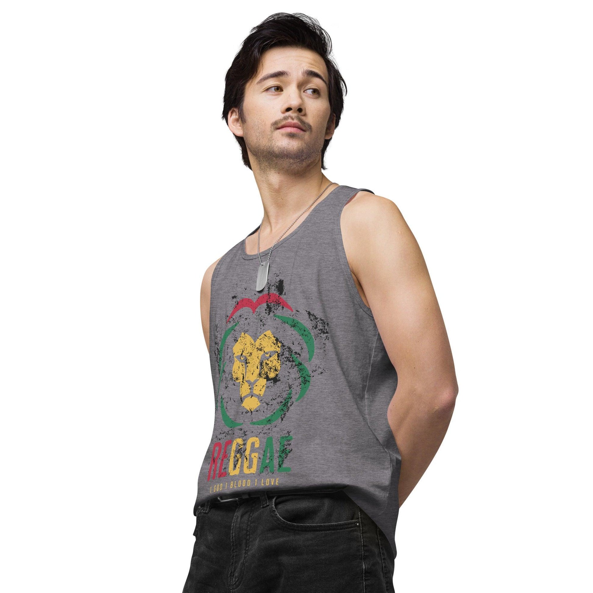 Men’s Premium Tank Top-Reggae - Elementologie