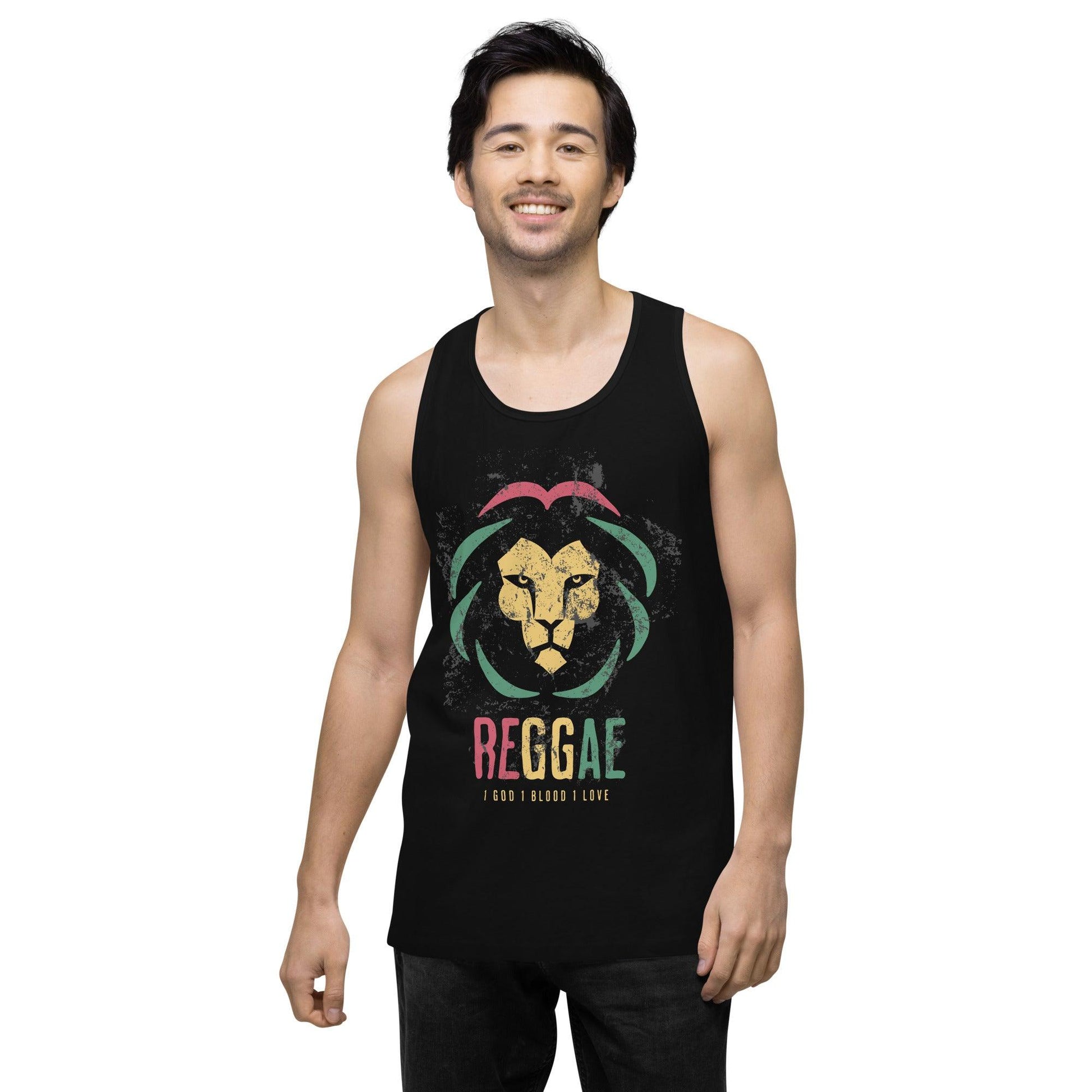 Men’s Premium Tank Top-Reggae - Elementologie