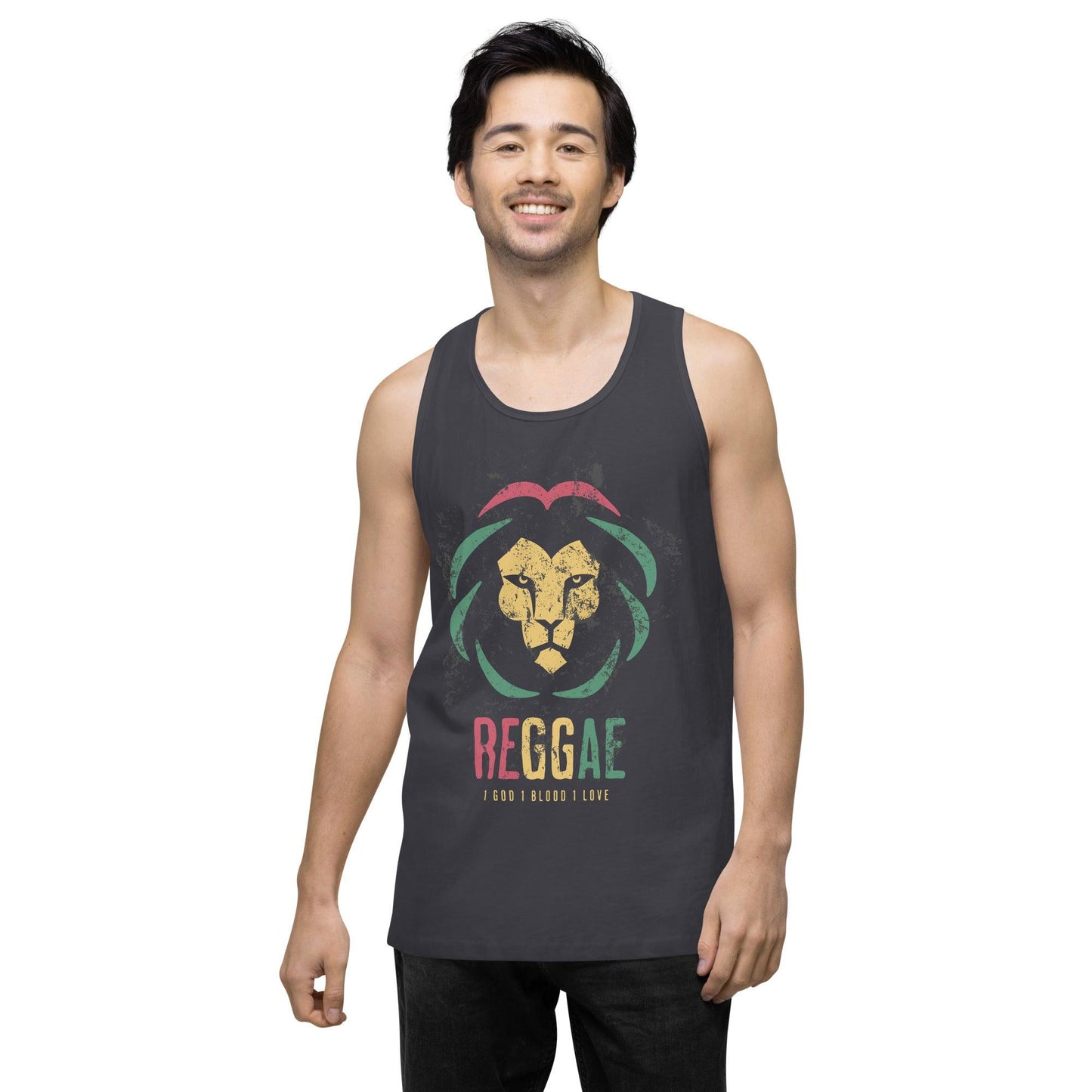 Men’s Premium Tank Top-Reggae - Elementologie