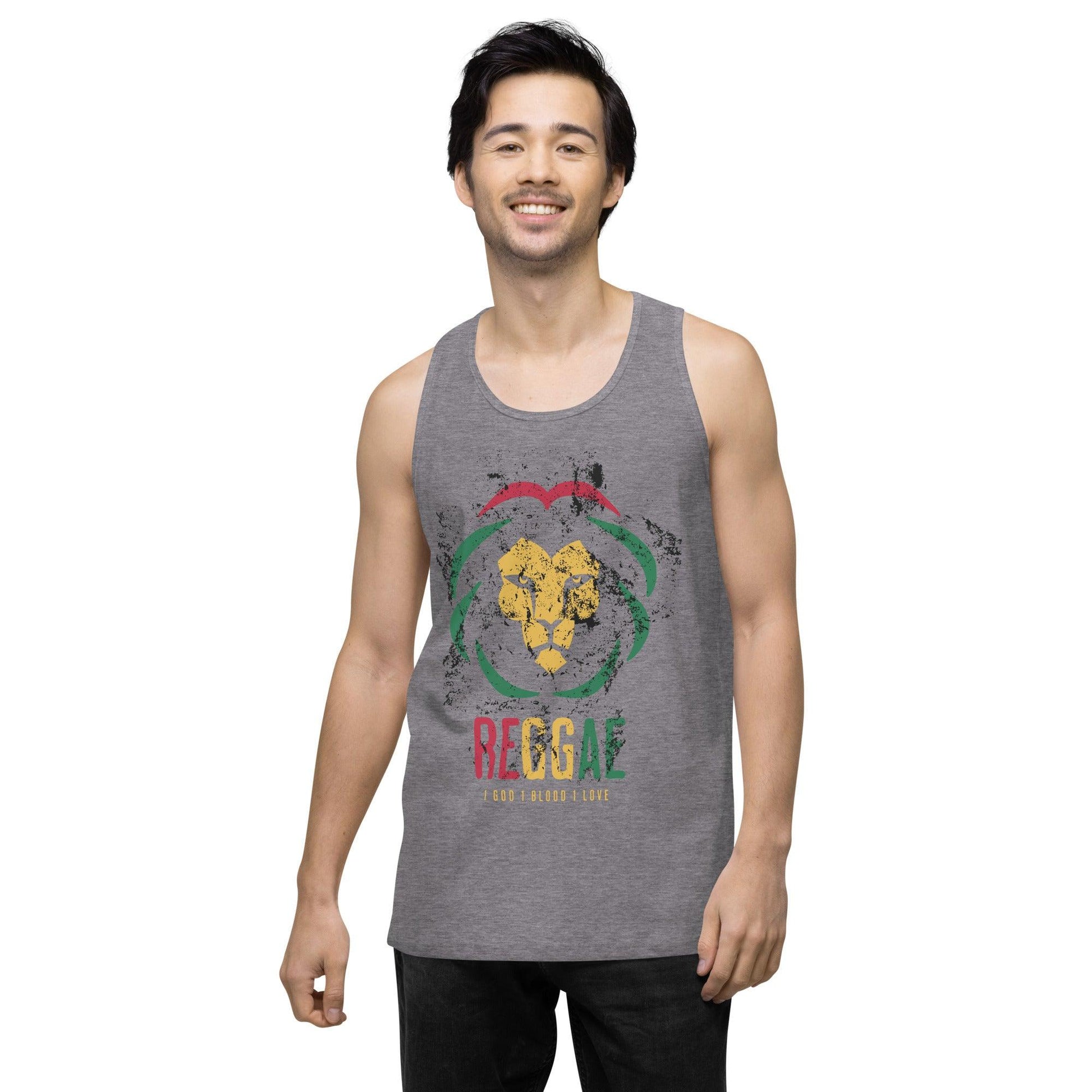 Men’s Premium Tank Top-Reggae - Elementologie