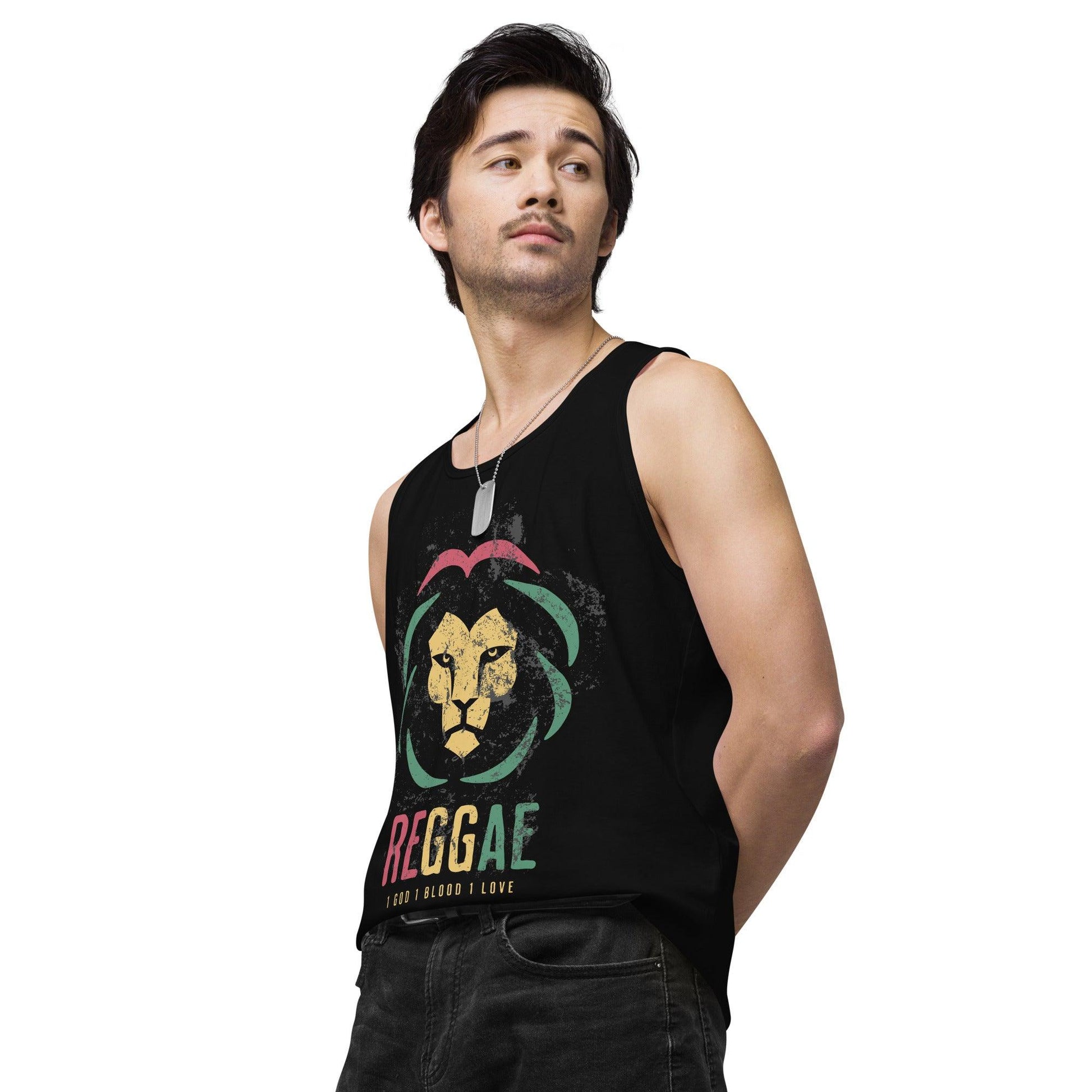 Men’s Premium Tank Top-Reggae - Elementologie