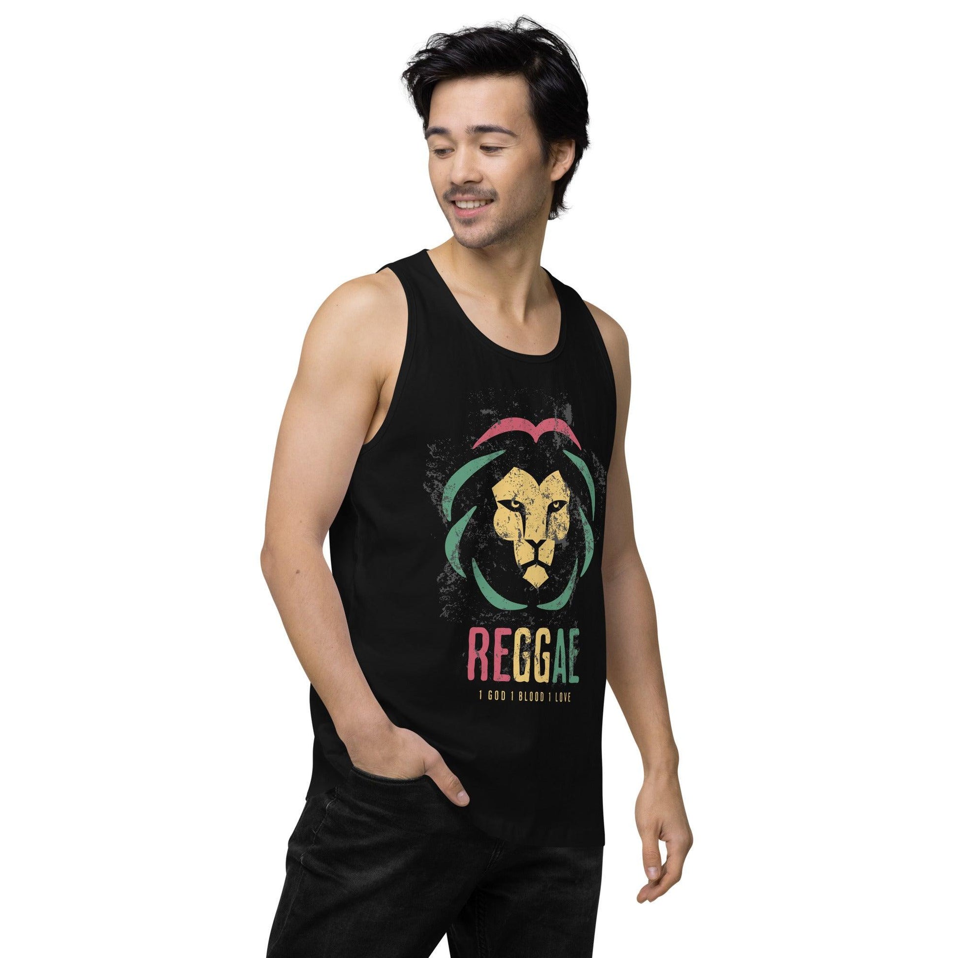 Men’s Premium Tank Top-Reggae - Elementologie