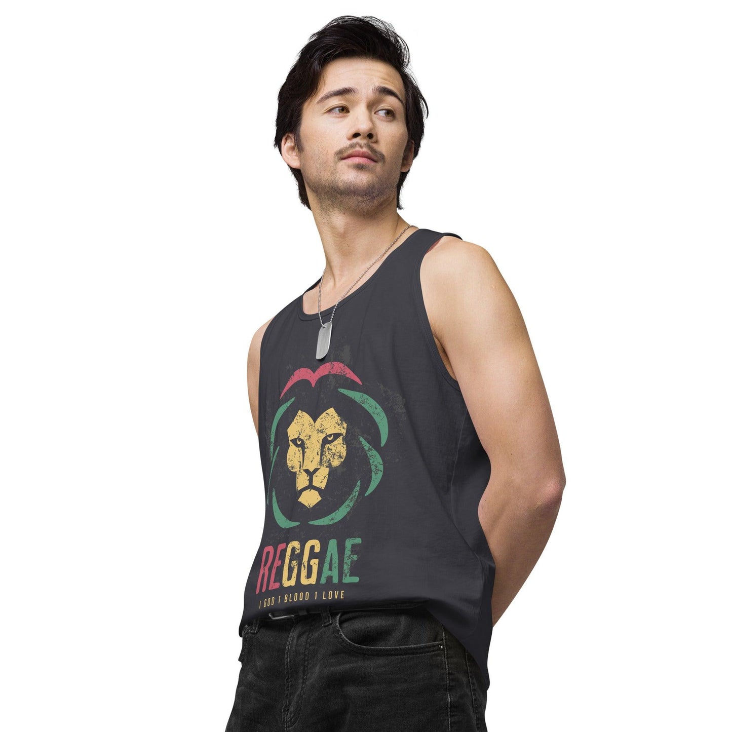 Men’s Premium Tank Top-Reggae - Elementologie