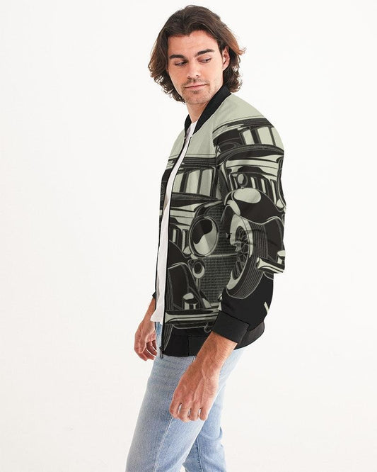 Men's Bomber Jacket-Art Deco No.13 - Elementologie