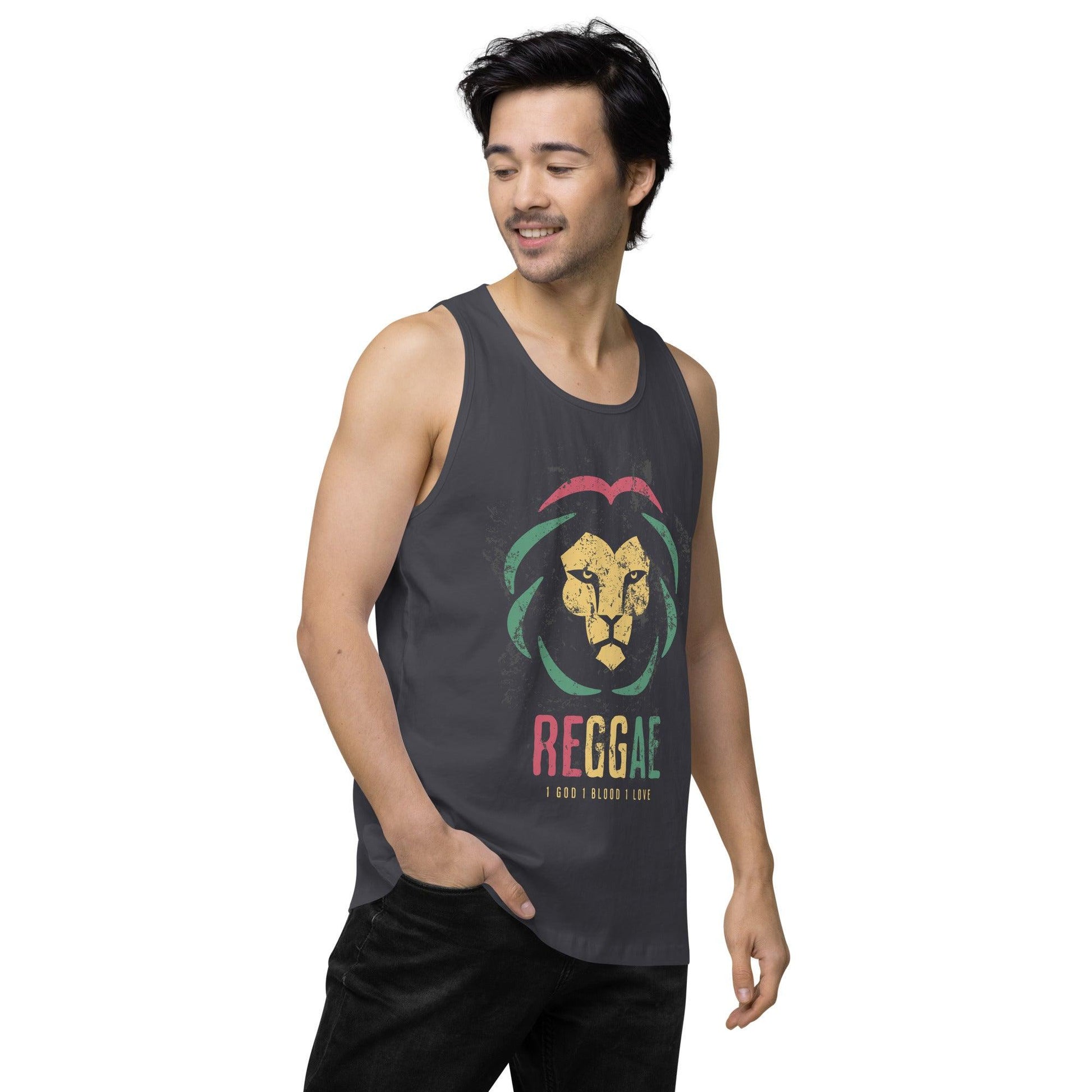 Men’s Premium Tank Top-Reggae - Elementologie