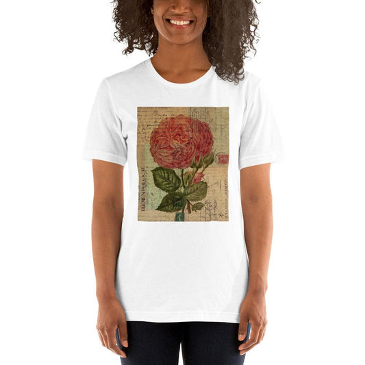 Unisex T-Shirt-Vintage Rose - Elementologie