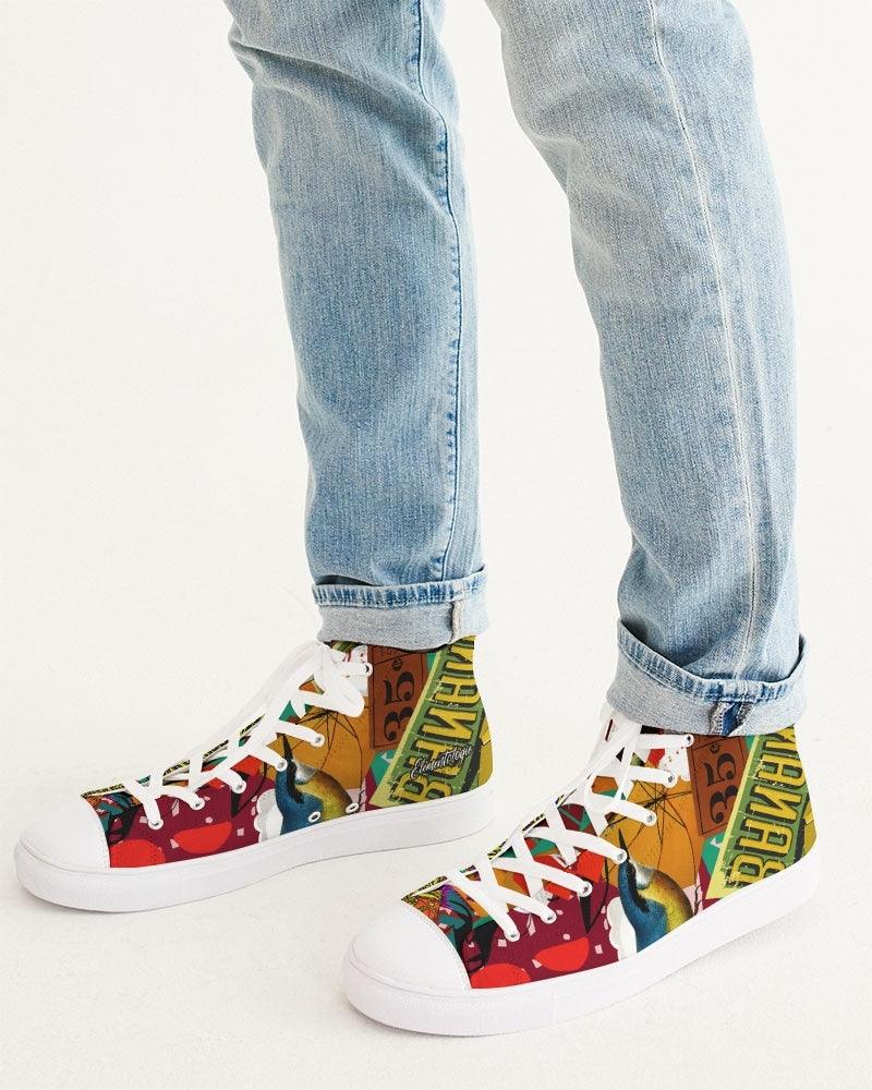 Men's High Top Canvas Shoe - Elementologie