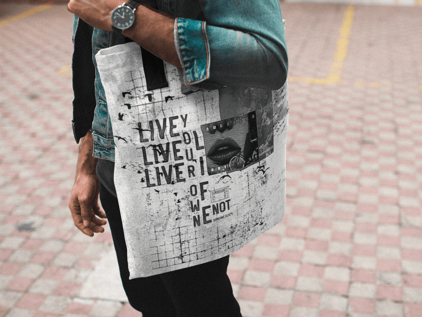 Tote Bag-Live Your Own Life. Not Someone Else's - Elementologie