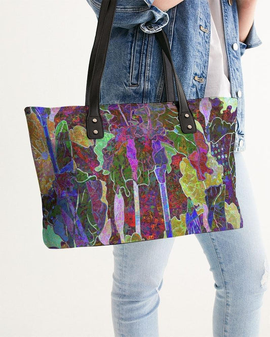 Stylish Tote-Iris Garden by Edward Martin - Elementologie