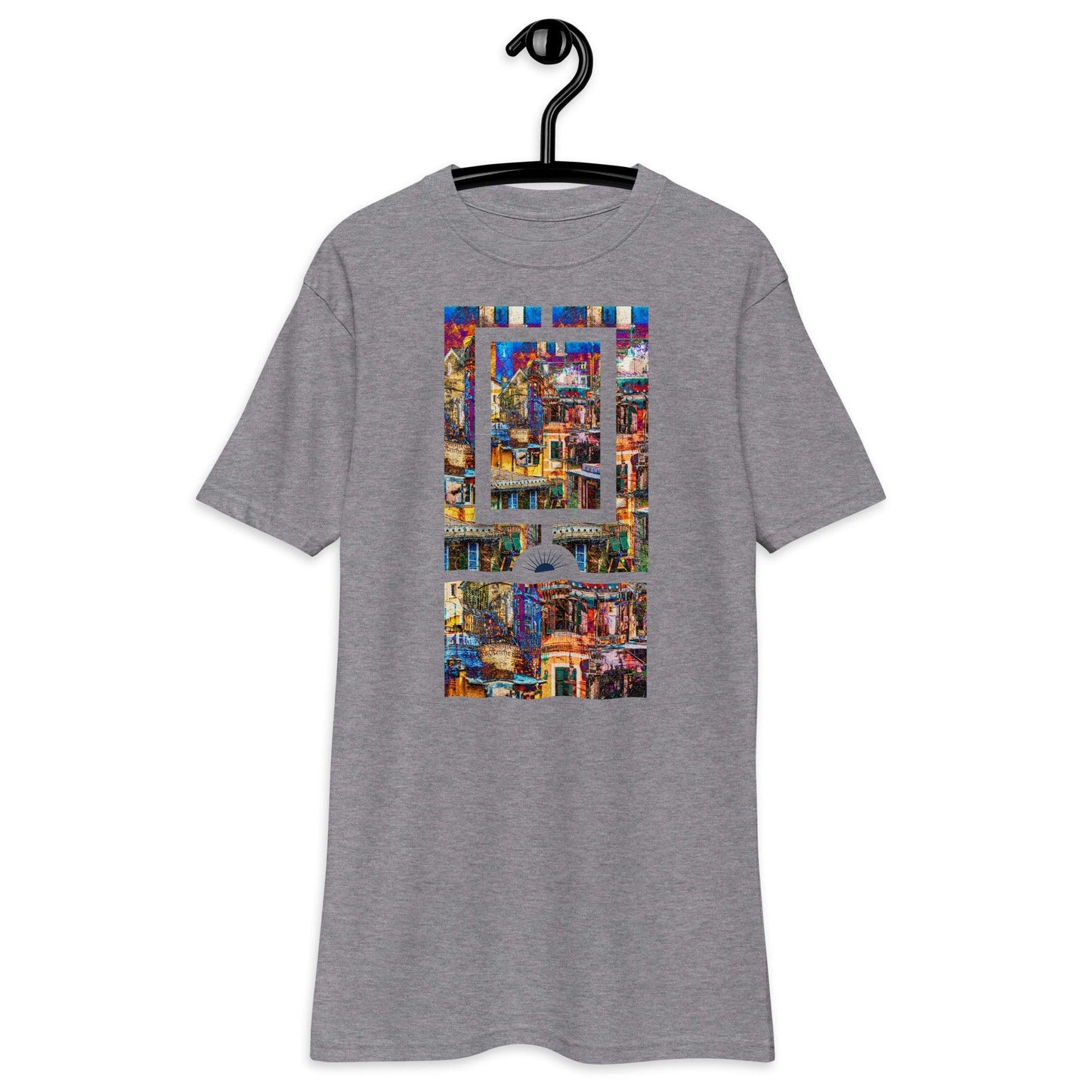 Men’s Premium Heavyweight Tee-Sunday Afternoon Collage - Elementologie