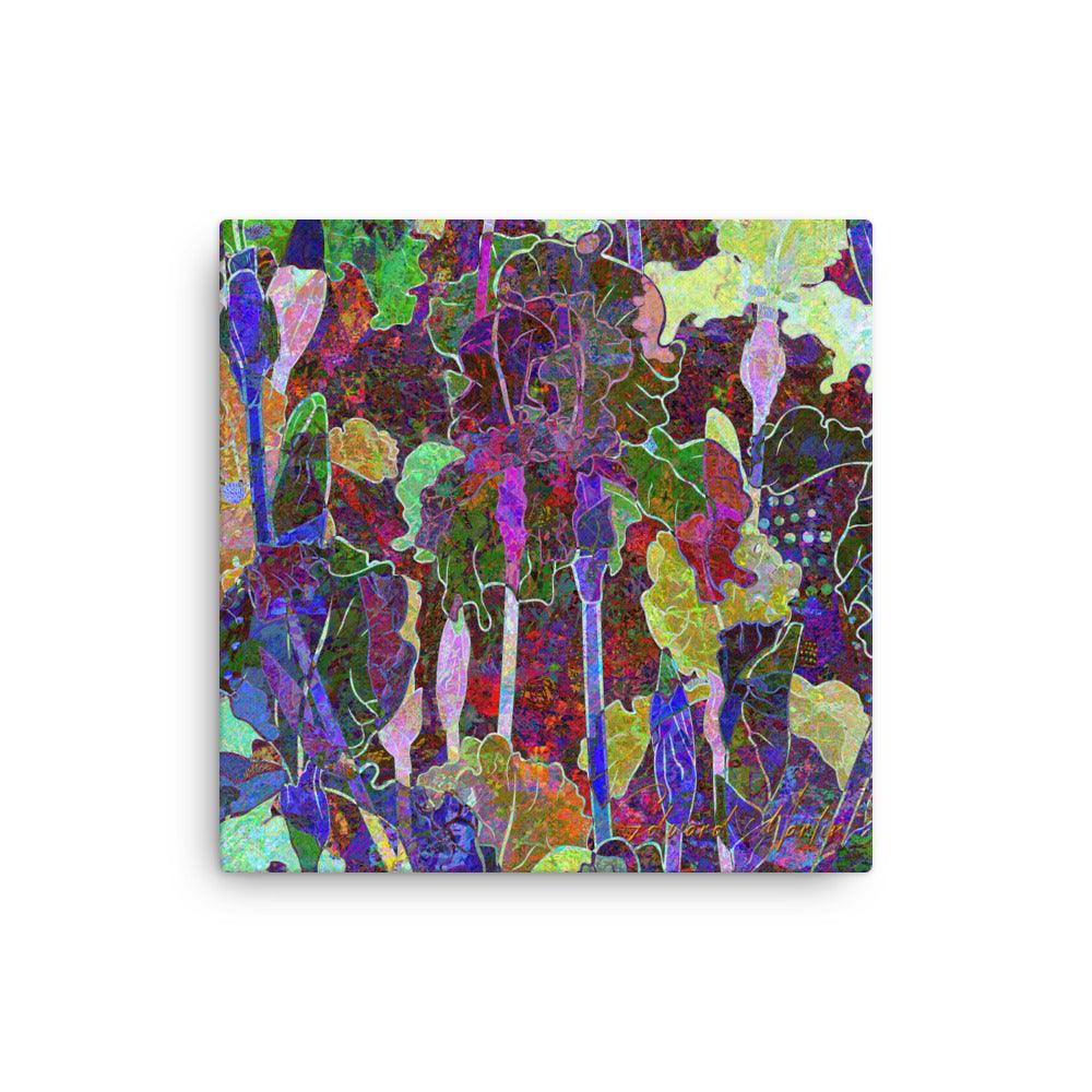 Canvas Print-Iris Garden - Elementologie