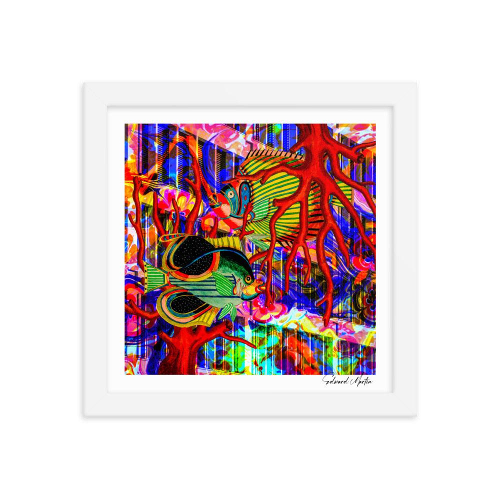 Framed Print-Fantastical Fish - Elementologie