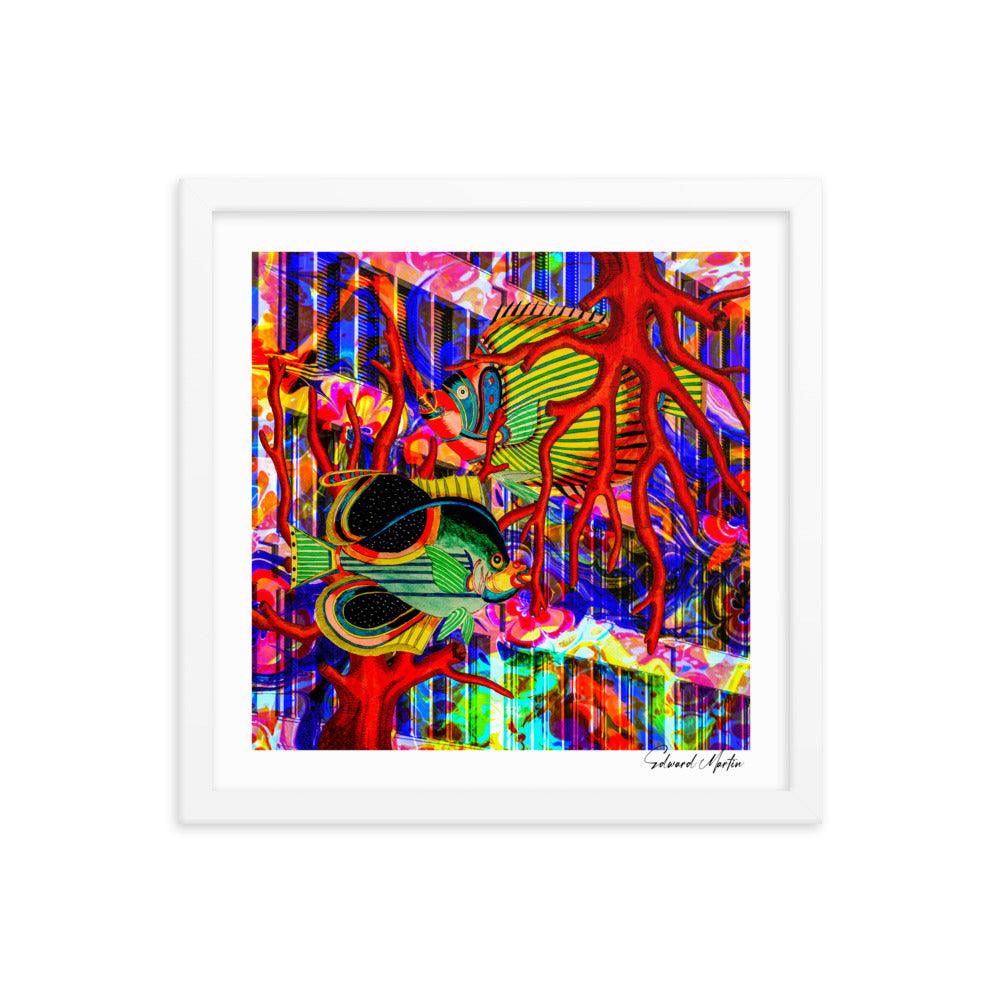 Framed Print-Fantastical Fish - Elementologie