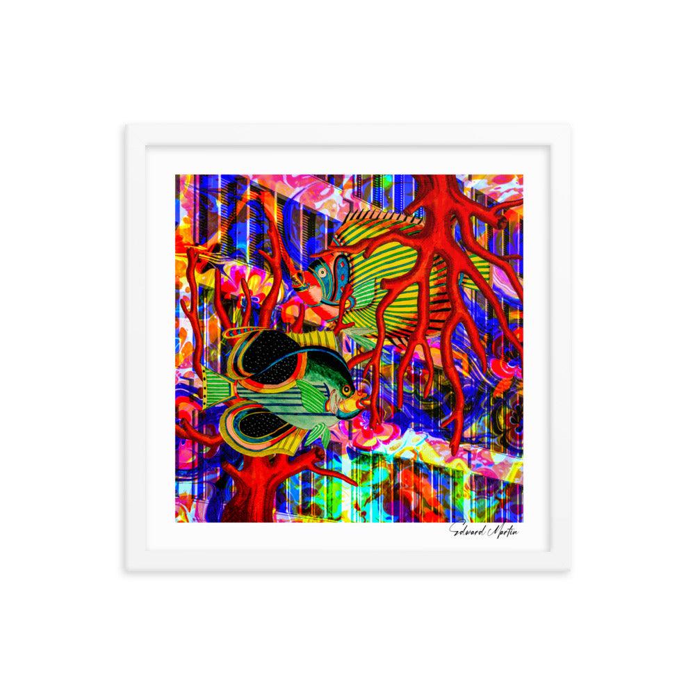 Framed Print-Fantastical Fish - Elementologie