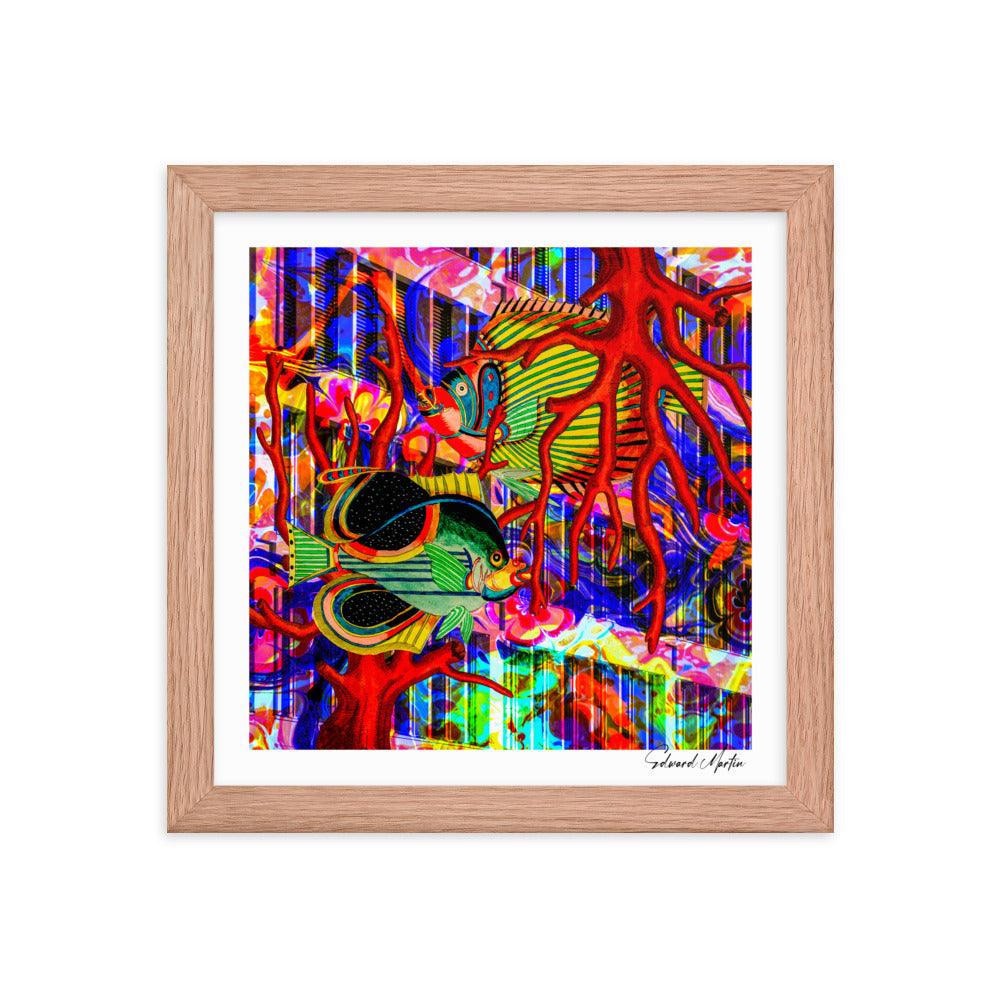 Framed Print-Fantastical Fish - Elementologie