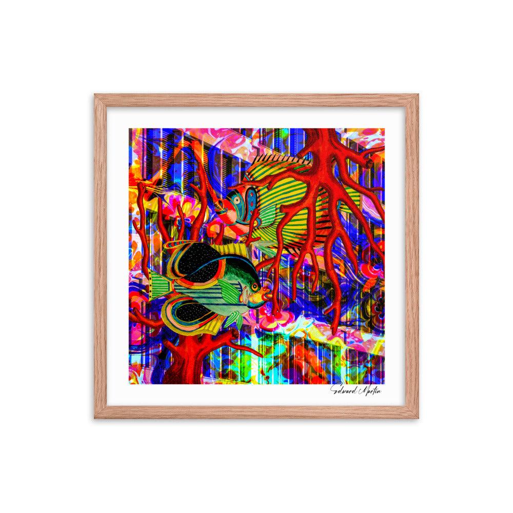 Framed Print-Fantastical Fish - Elementologie