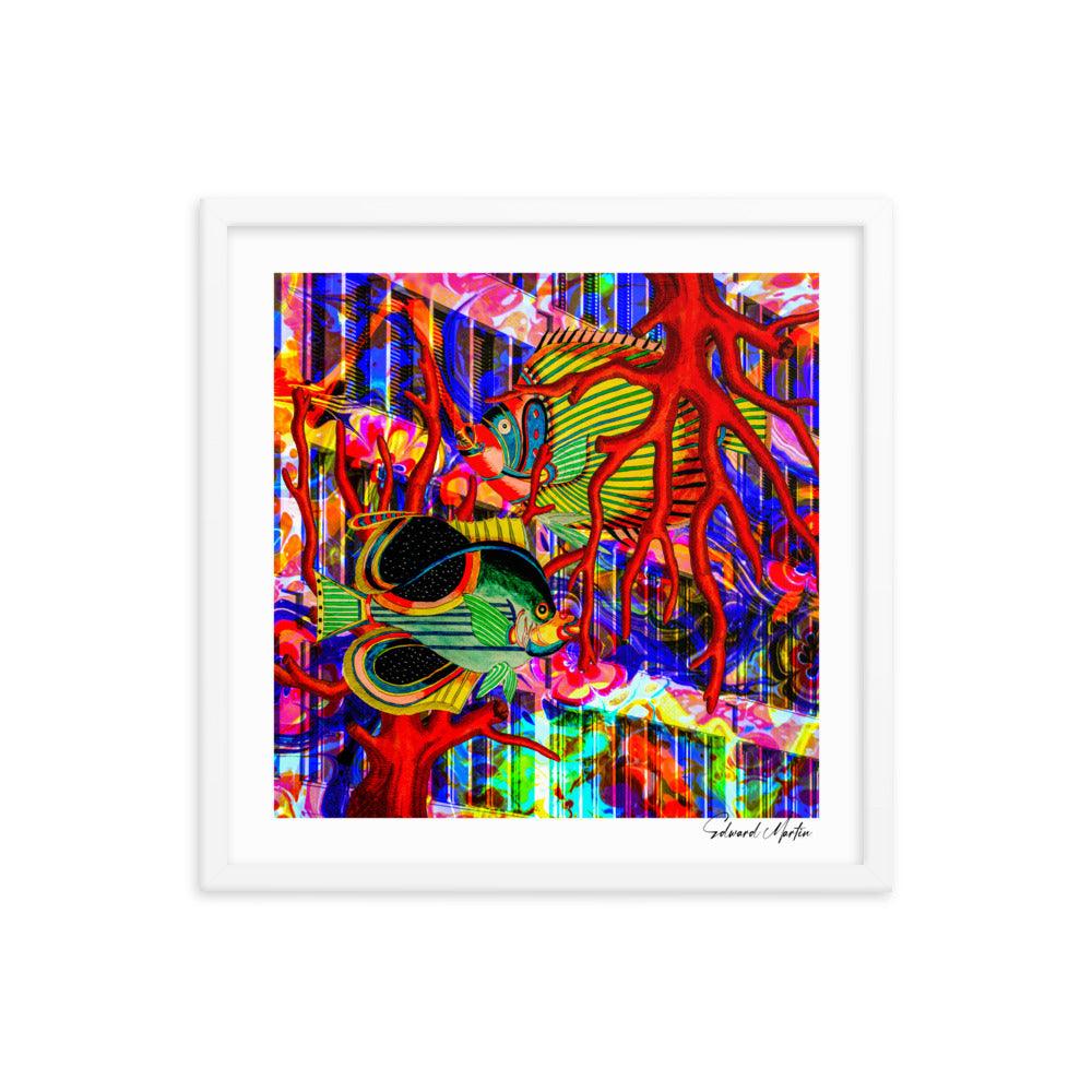 Framed Print-Fantastical Fish - Elementologie