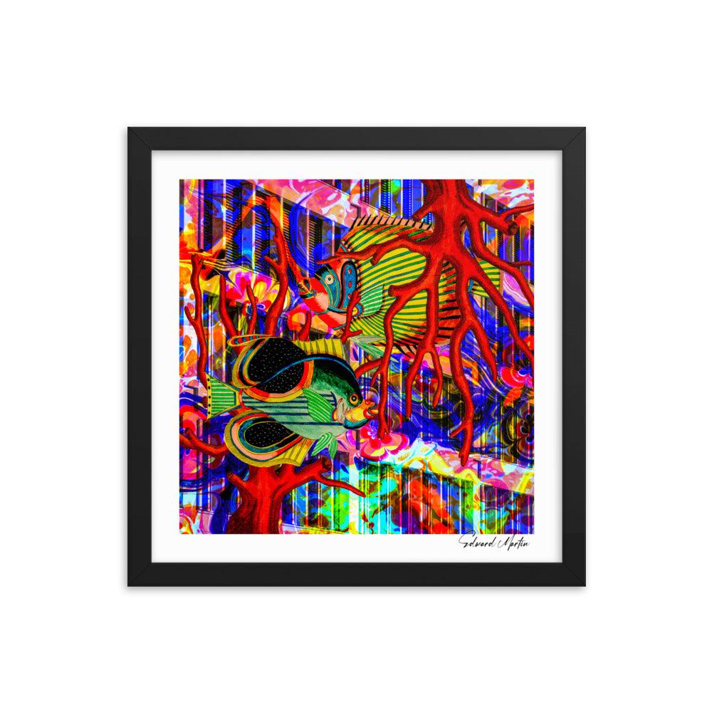 Framed Print-Fantastical Fish - Elementologie