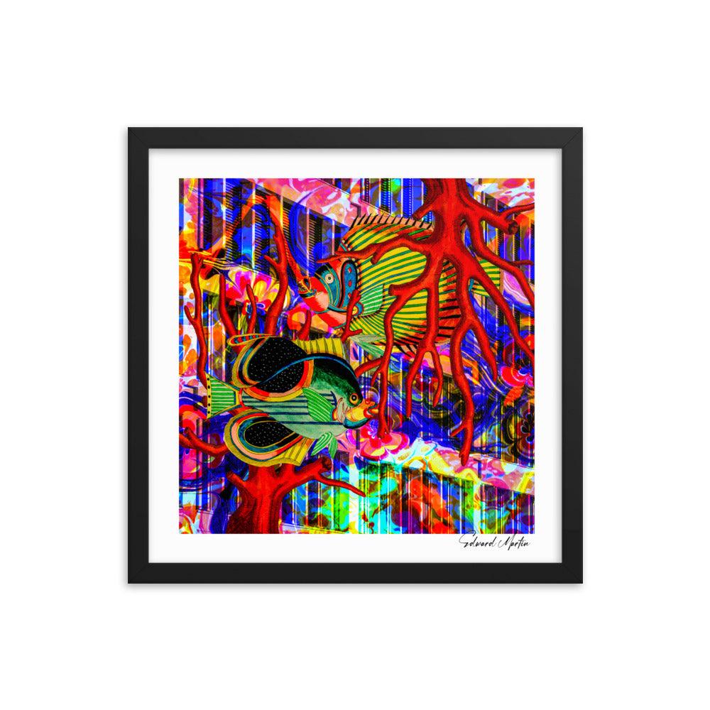 Framed Print-Fantastical Fish - Elementologie