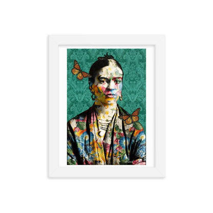 Framed print- Frida Collage - Elementologie