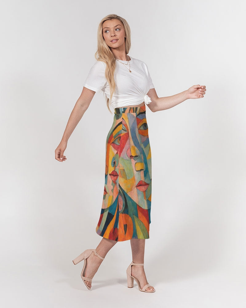 Women's A-Line Midi Skirt