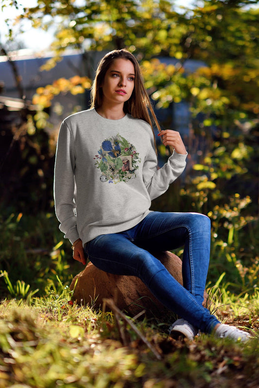 Premium Sweatshirt-A Day in the Garden - Elementologie