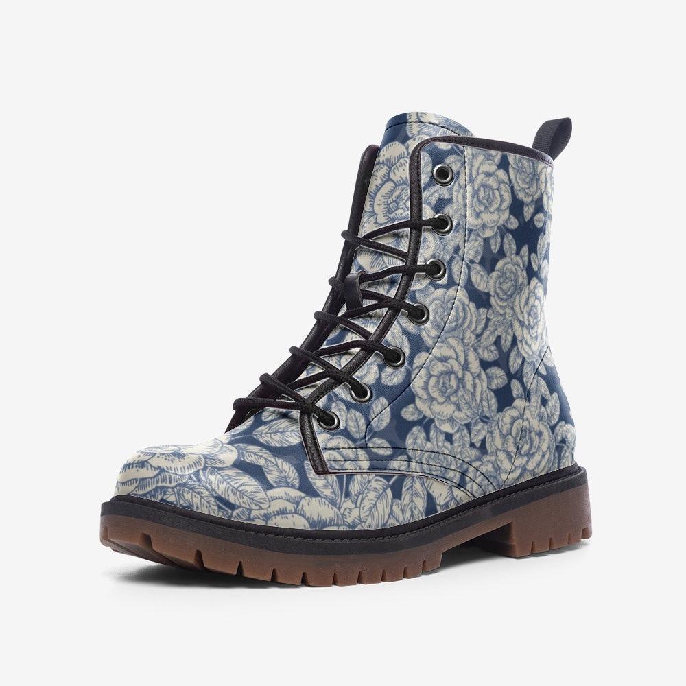 Unisex Boots-Blue Rose - Elementologie