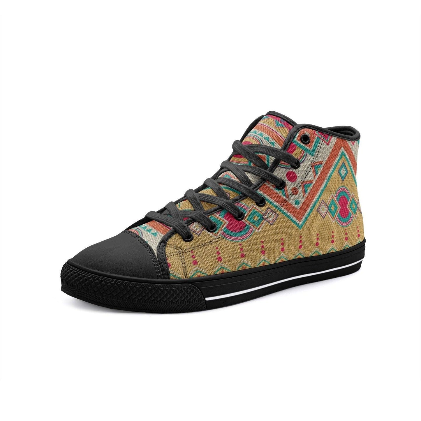 Unisex High Top Canvas Shoes-Southwest - Elementologie